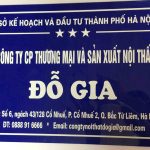 Những mẫu biển công ty mica đẹp và chất lượng