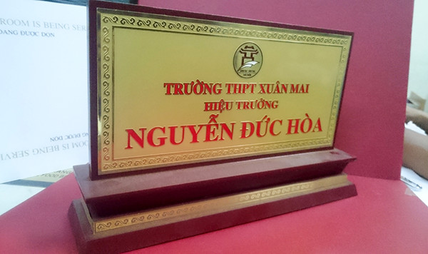 Bảng chức danh Hiệu trưởng