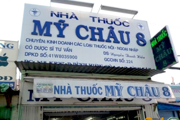 Biển hiệu nhà thuốc đơn giản